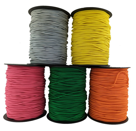 Elastic cords in a range of sizes and colours